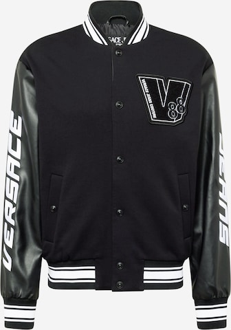 Versace Jeans Couture - Chaqueta de entretiempo en negro: frente