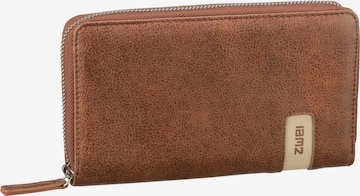 ZWEI Wallet in Brown: front