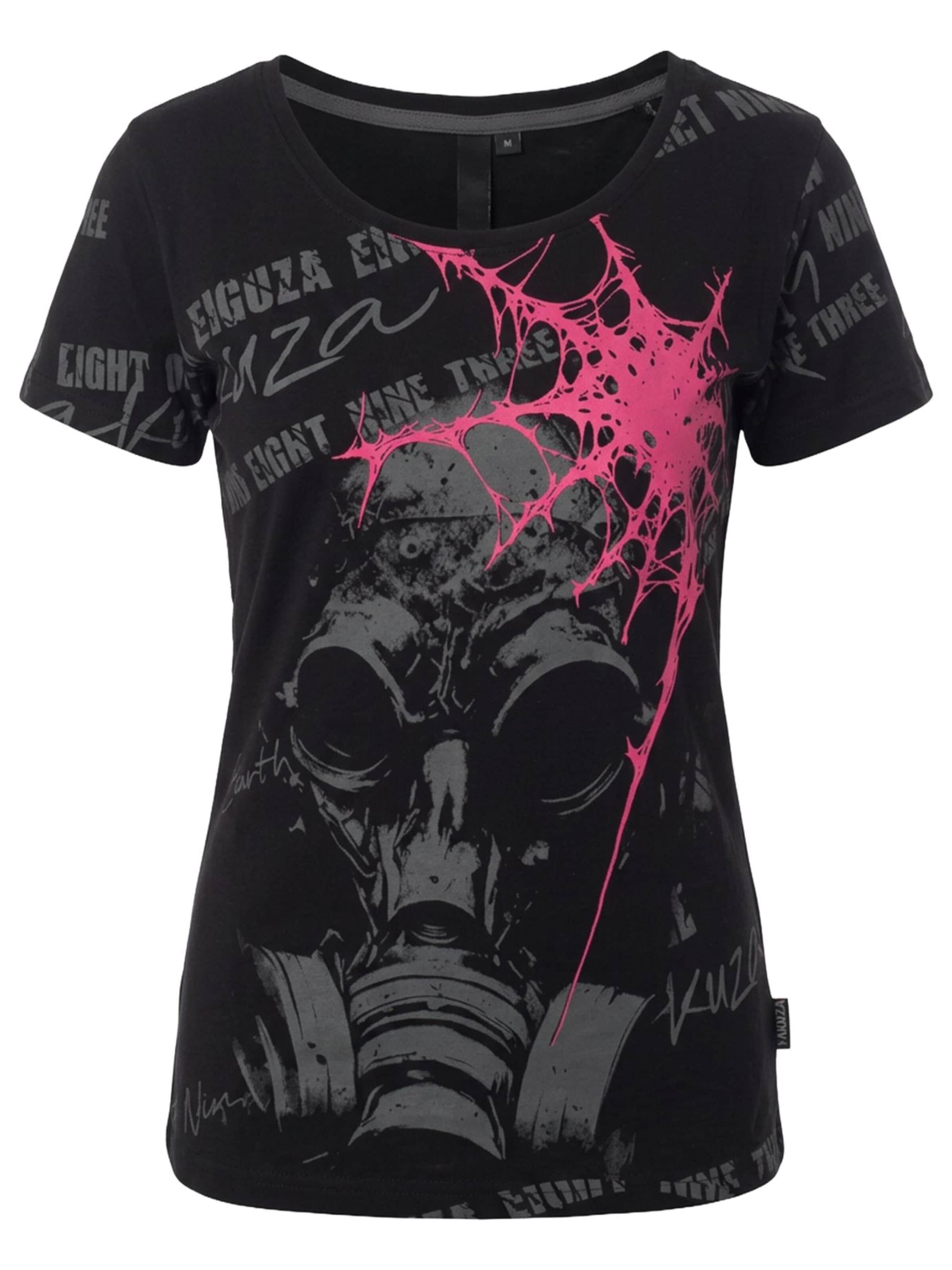 Yakuza Shirt 'Respirator V03' in Black: front