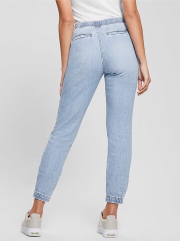 GUESS Tapered Jeggings in Blue
