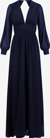 Robe de soirée Kraimod en bleu : devant