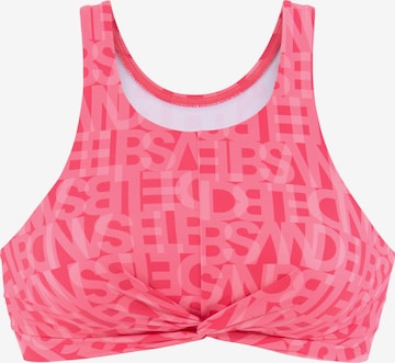 Elbsand Bikinitop in Pink: Vorderseite