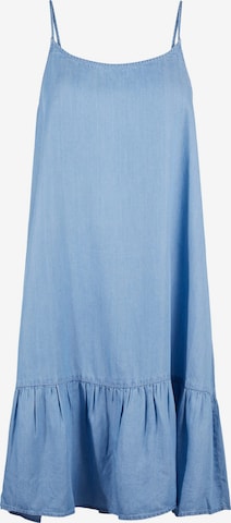 PIECES Letní šaty 'Vilma' – modrá: přední strana