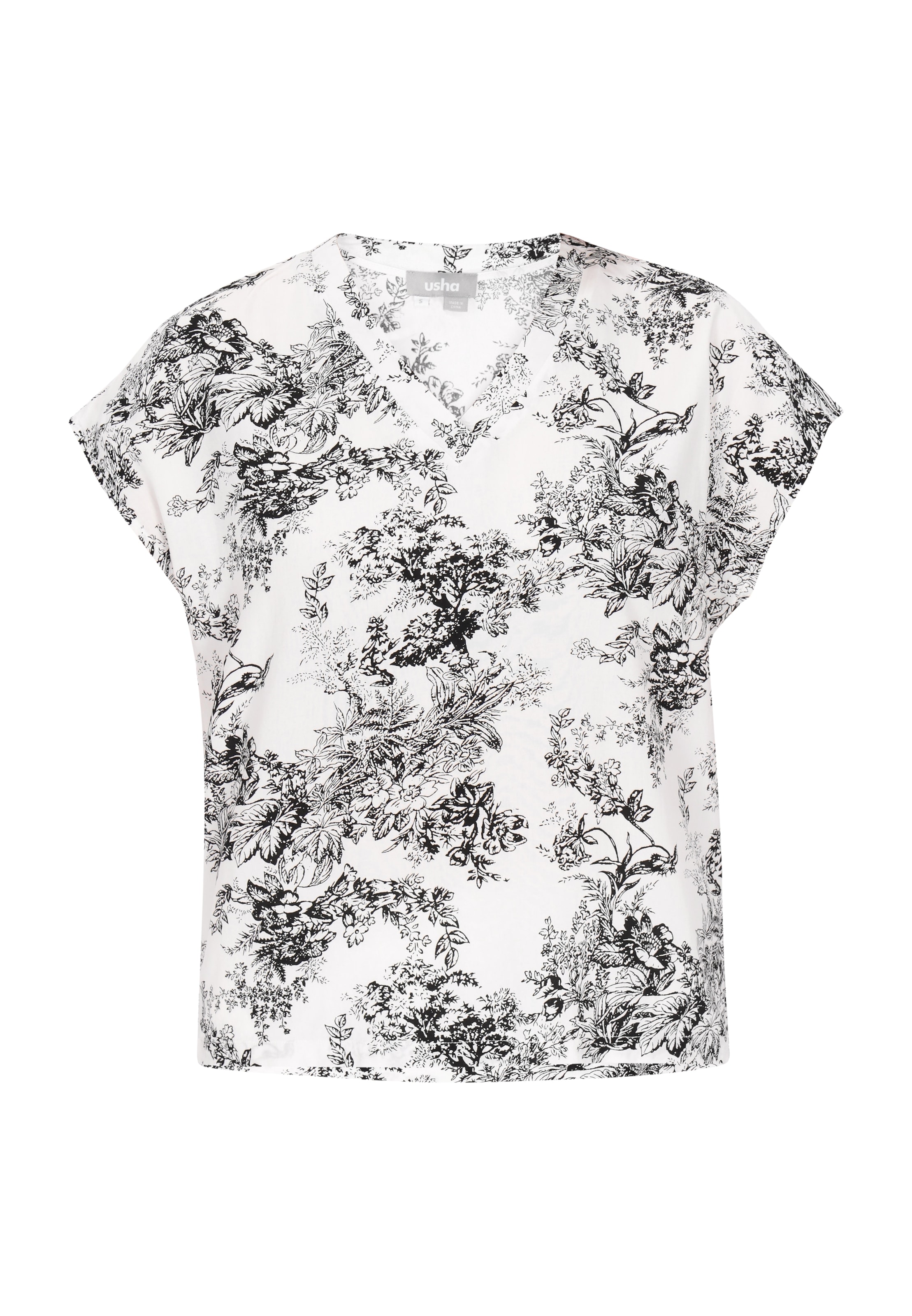 Usha Блузка в Белый: спереди