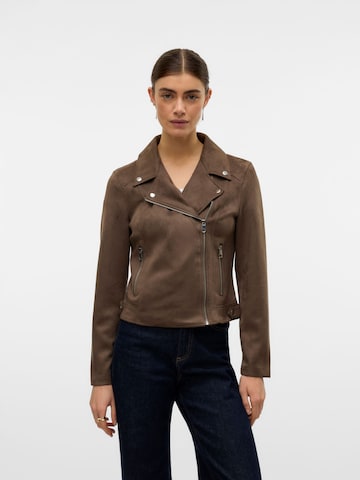 VERO MODA Between-season jacket 'GIACCA' in Brown: front