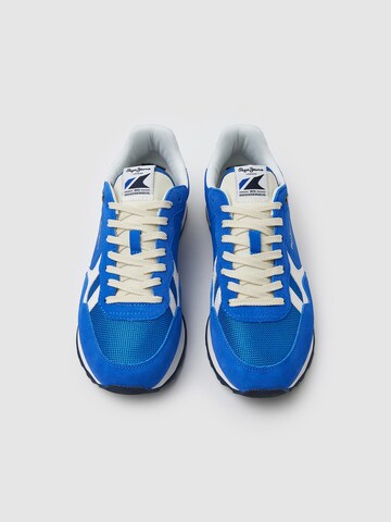 Baskets basses 'Brit Heritage'' Pepe Jeans en bleu