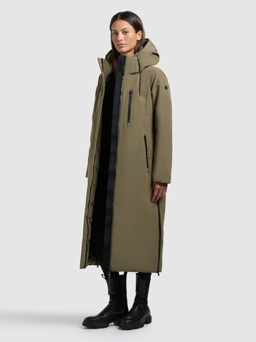 khujo Winter Coat 'LOFI3' in Green