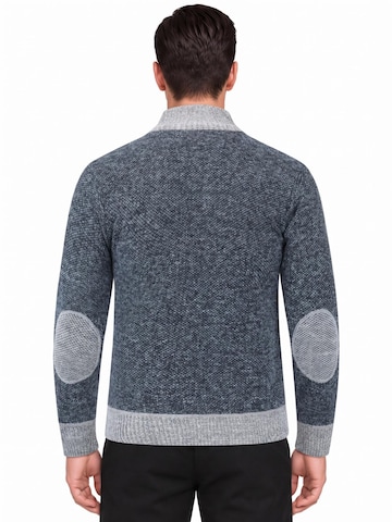 ALLTHEMEN Strickjacke 'Maschenspiel'‌ in Blau