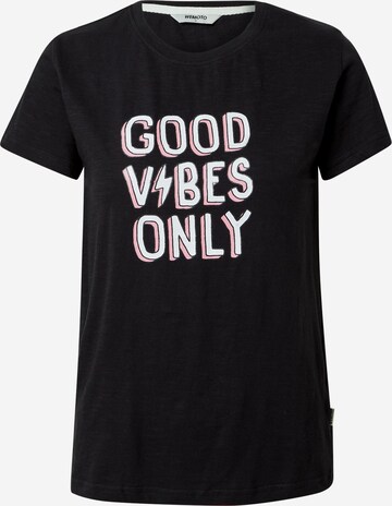 T-shirt 'VIBES' Wemoto en noir : devant