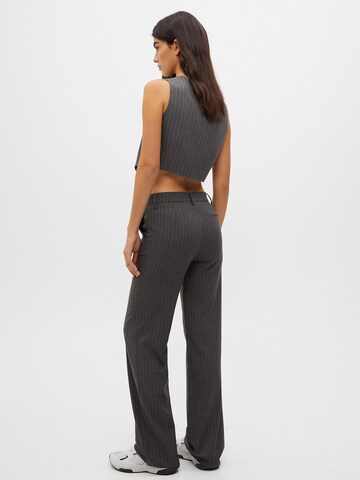 Pull&Bear Wide leg Trousers in Grey