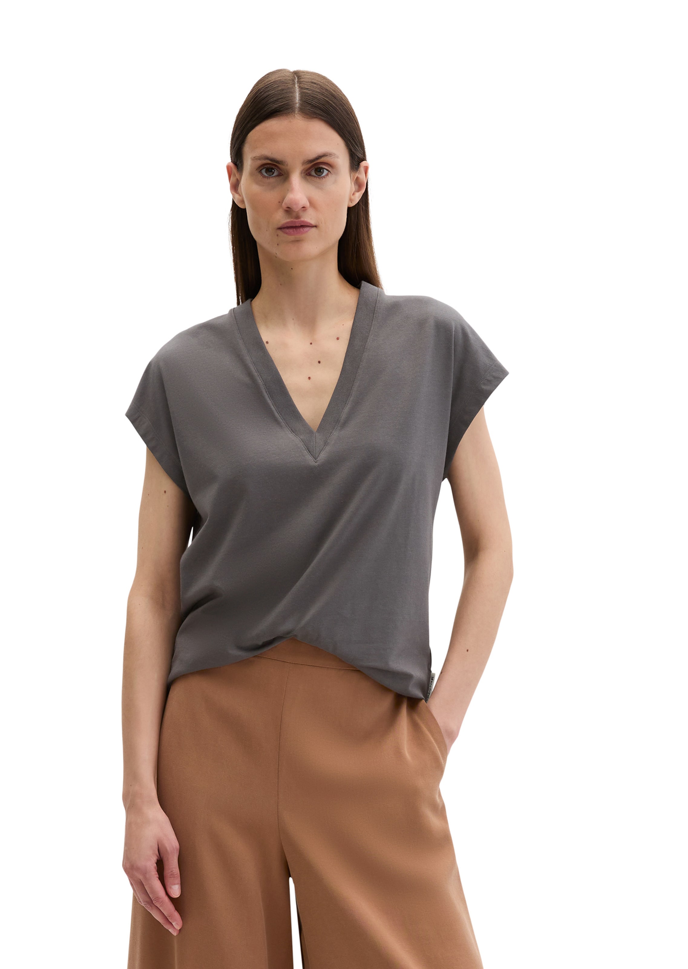 Marc O'Polo Shirt in Grijs: voorkant