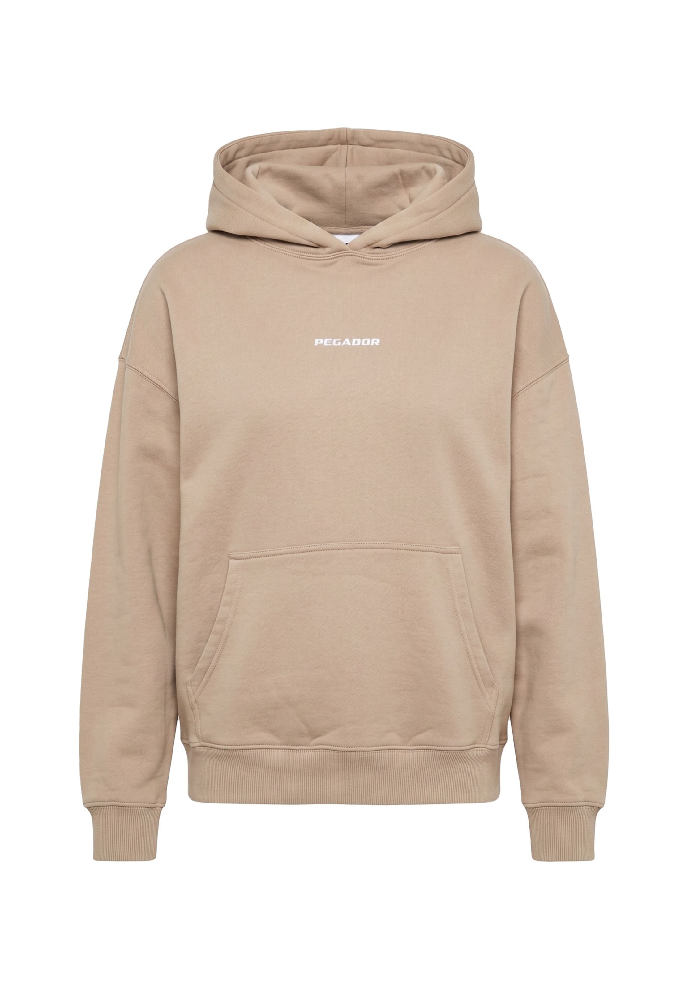 Pegador Sweatshirt 'Clarita' in Beige: voorkant