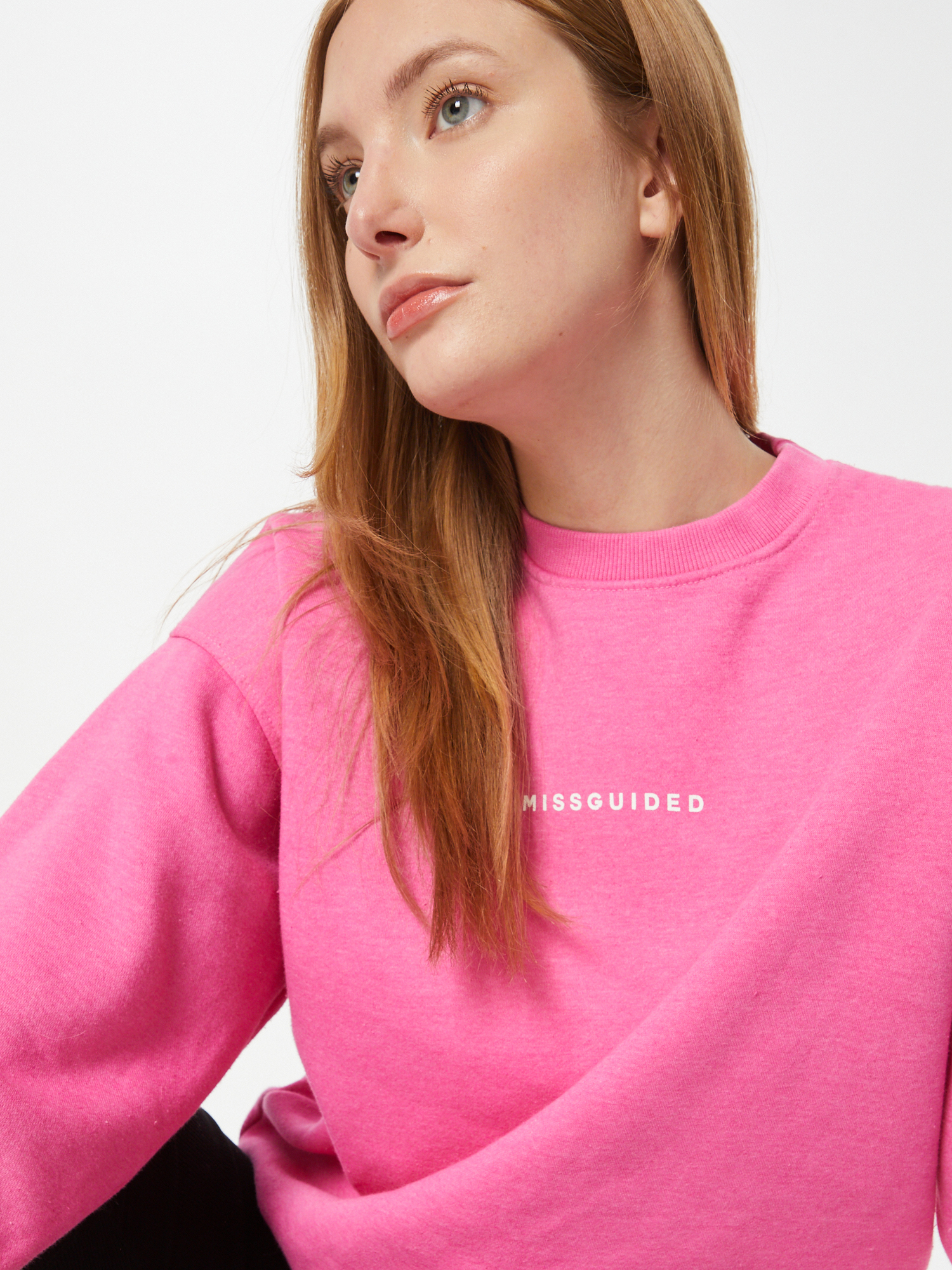 Missguided Sweatshirt in Pink 