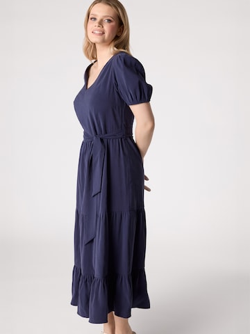 Quiosque - Vestido en azul: frente