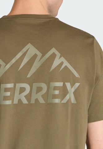 T-Shirt fonctionnel 'Mountain' ADIDAS TERREX en vert