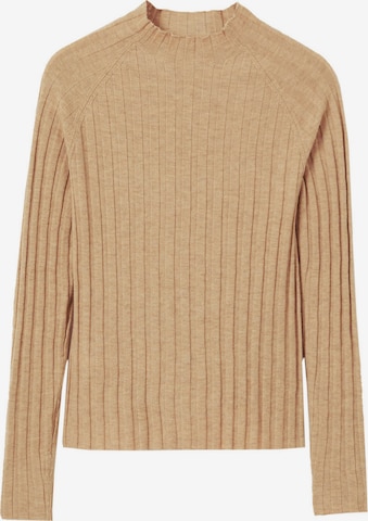 MANGO Sweater 'FLURRY' in Beige: front