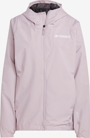 ADIDAS TERREX Outdoorjacke in Lila: predná strana