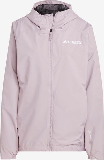 ADIDAS TERREX Veste outdoor en lilas / blanc, Vue avec produit