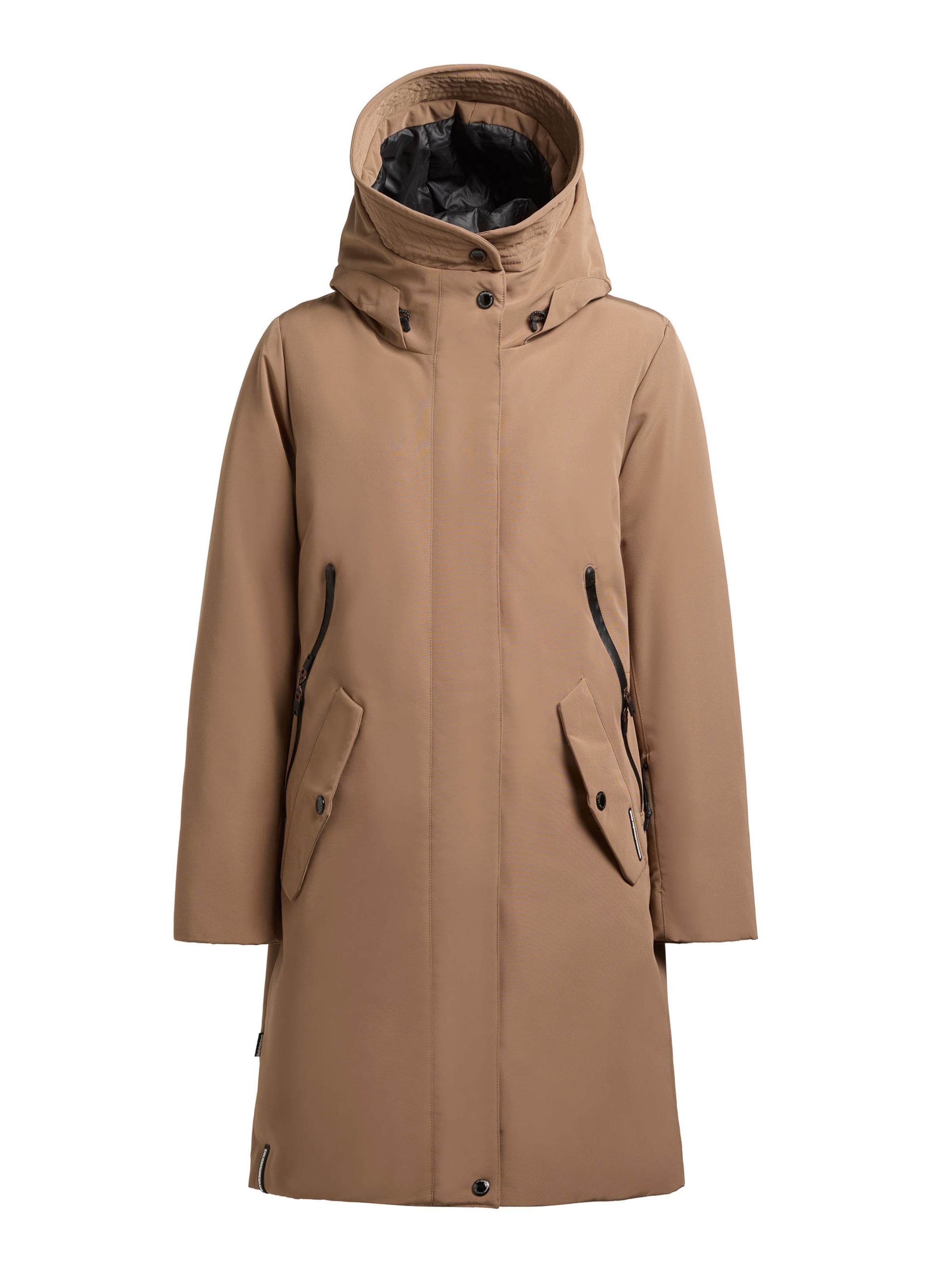 khujo Zimná bunda ' CHARLYN4 ' - Hnedá: predná strana