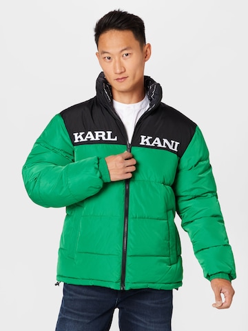 Karl Kani Prechodná bunda - Zelená: predná strana