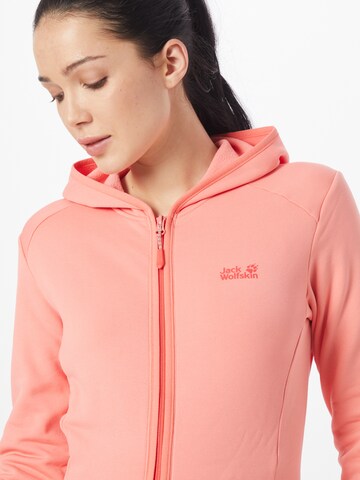 JACK WOLFSKIN - Chaqueta polar funcional 'TURBULENCE' en rosa