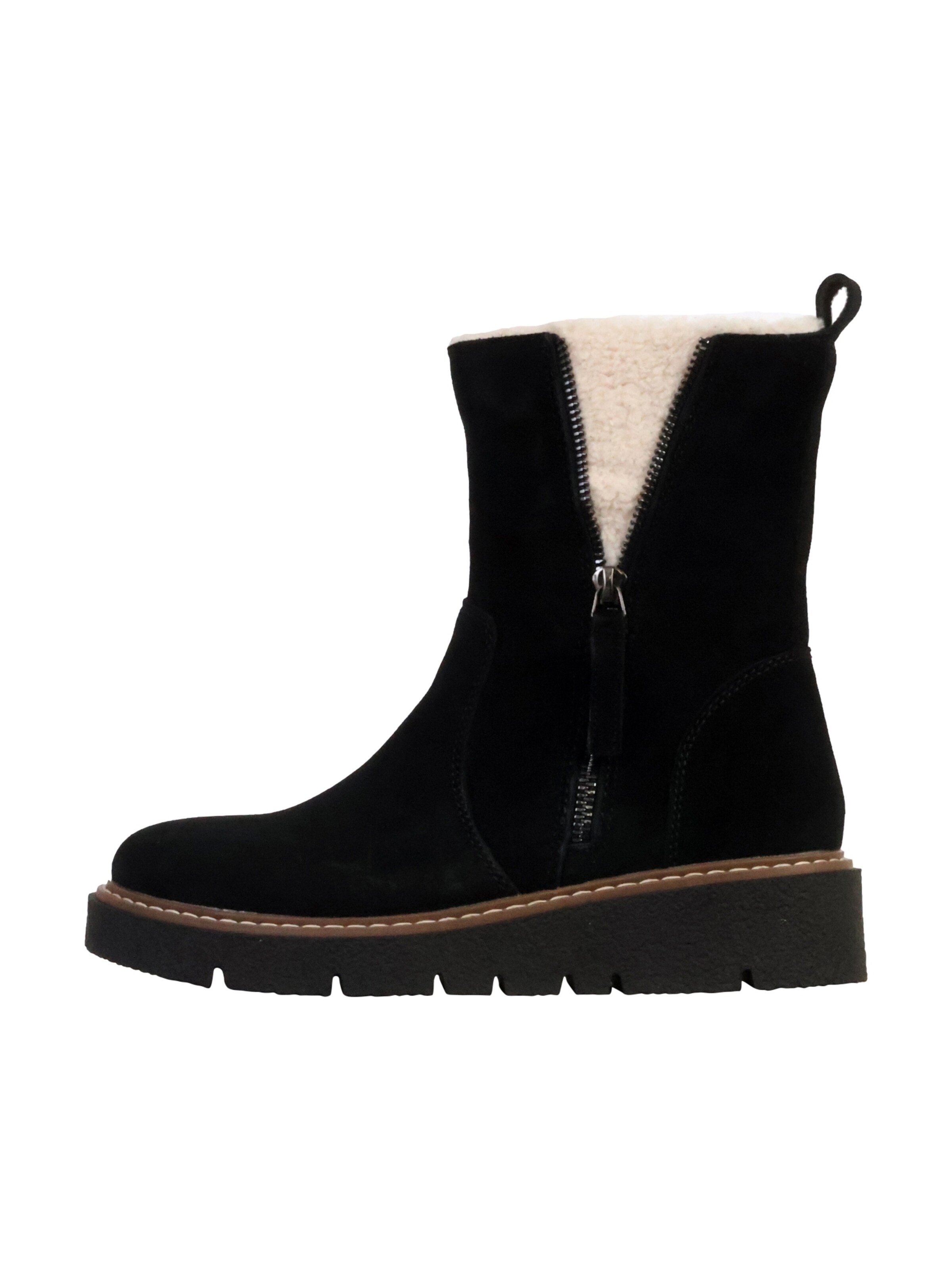 The Divine Factory Booties in Black: front