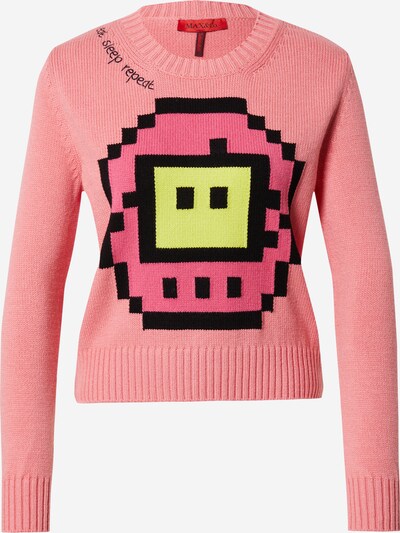 MAX&Co. Sweater 'TAMATAMA' in Yellow / Pink / Pink / Black, Item view