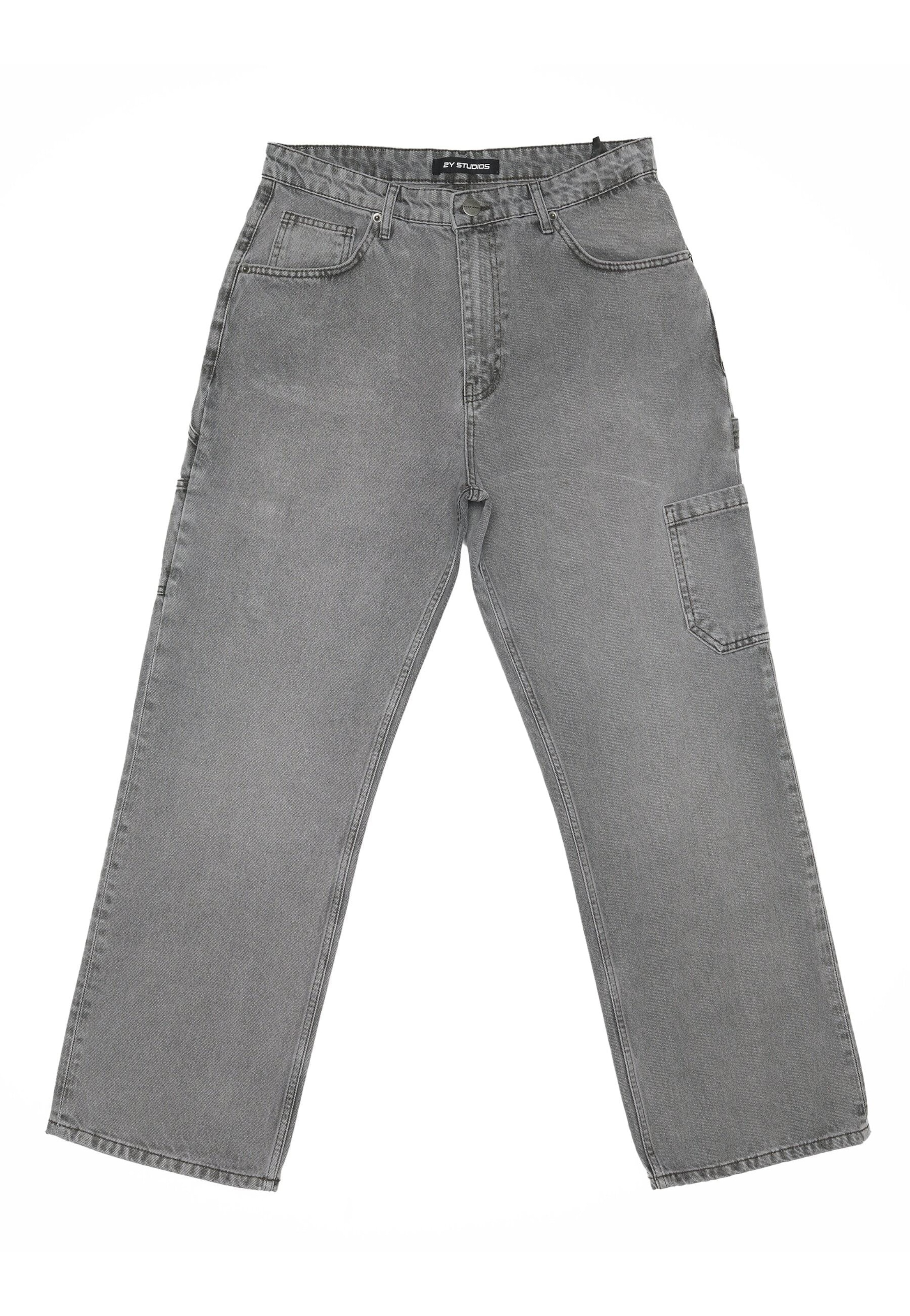 Jeans 'Eladan' di 2Y Premium in grigio: frontale