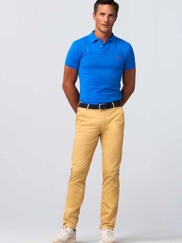 Regular Pantalon chino 'Roma' MEYER en jaune