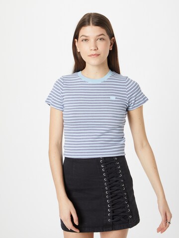 LEVI'S ® Shirts 'Rib Baby Tee' i blå: forside