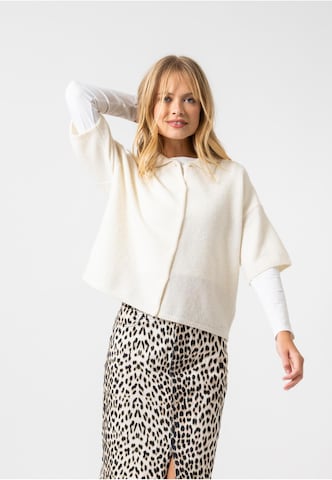 Cardigan 'Vina' OH APRIL en beige : devant