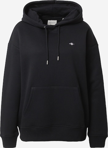 Sweat-shirt GANT en noir : devant