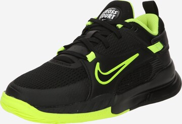 Nike Sportswear Sportcipő 'Crosscourt' - fekete: elől