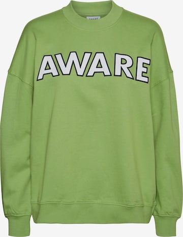 VERO MODA Sweatshirt in Green: front