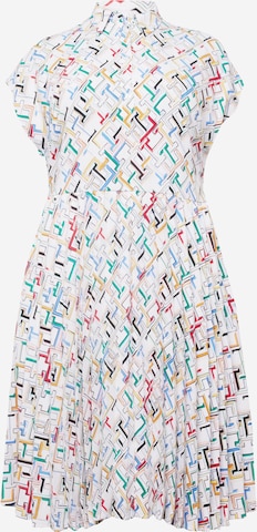 Robe-chemise Tommy Hilfiger Curve en blanc : devant