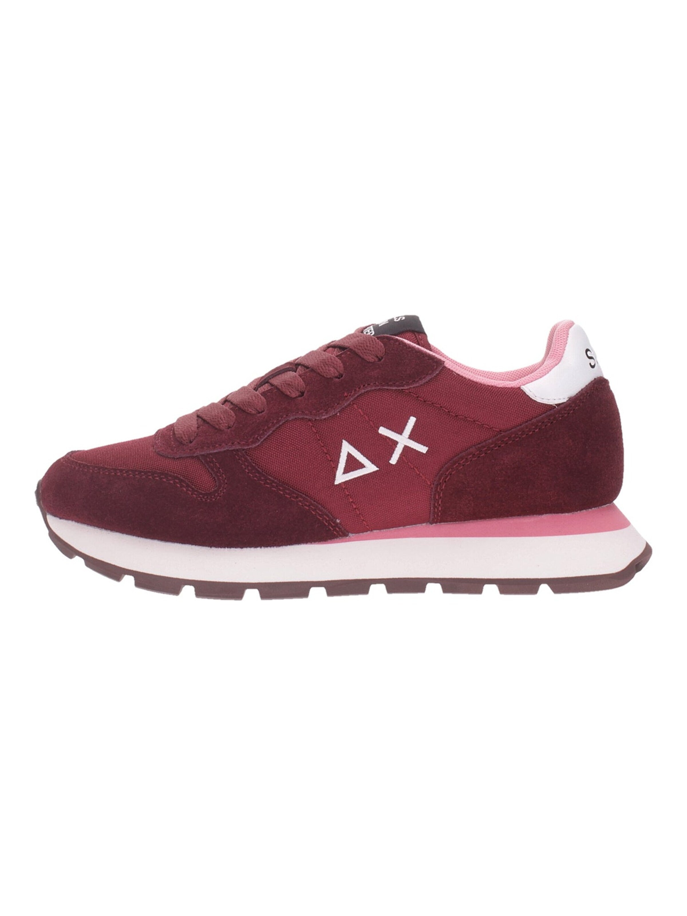 Sneaker bassa di SUN68 in rosso: frontale