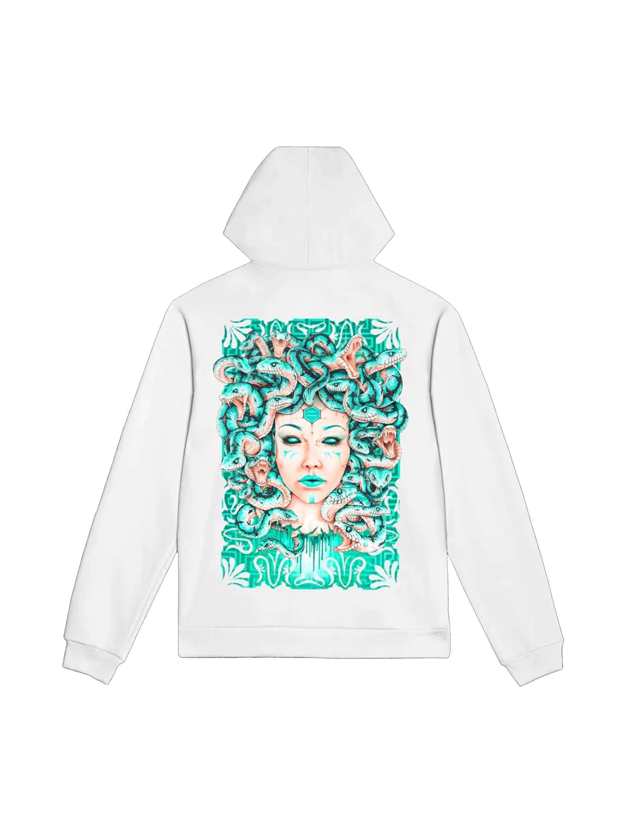 DOLLY NOIRE Sweatshirt 'Medusa' in White