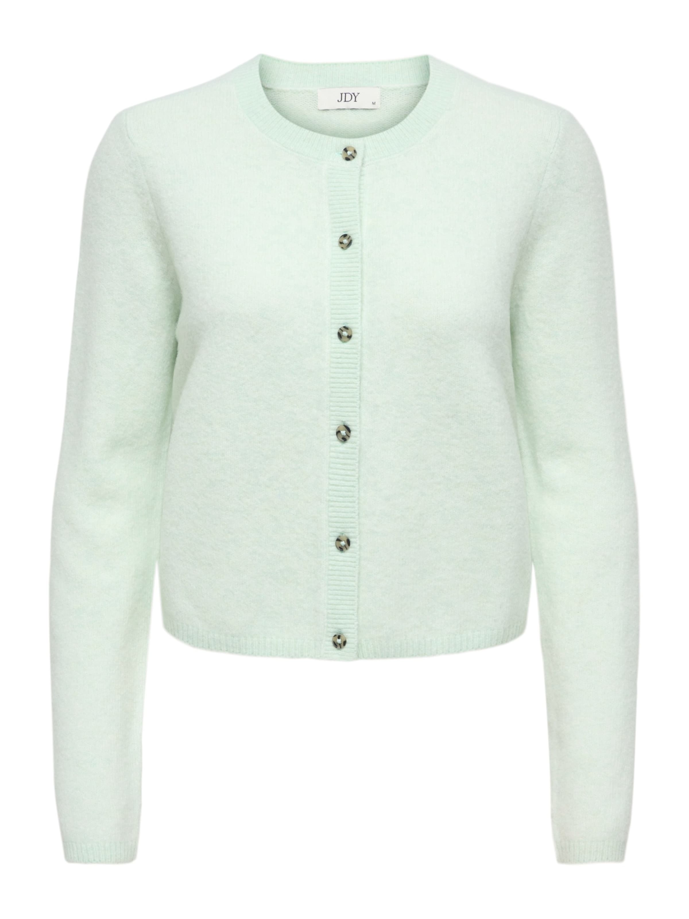 JDY Плетена жилетка 'JDYChloe' в зелено: отпред