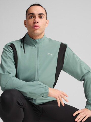 PUMA Sports jacket 'Velocity' in Green: front