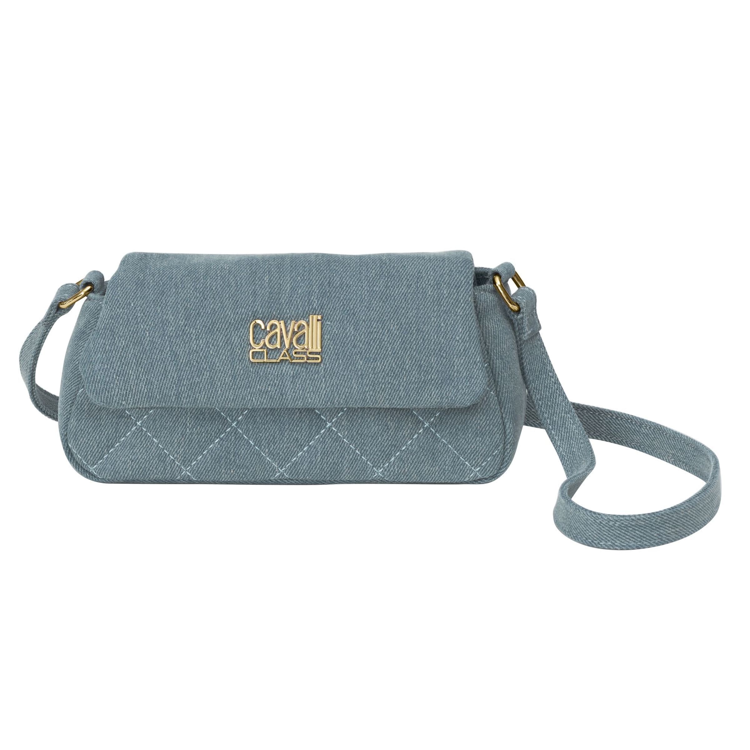 Cavalli Class Crossbody Bag 'Silvana' in Blue: front