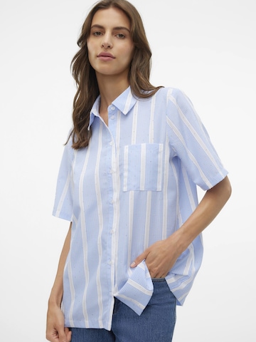 VERO MODA Bluse 'MY' i blå