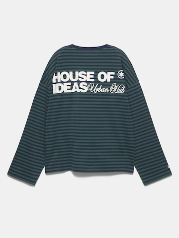 Pull&Bear Tričko 'PACIFIC' - Modrá