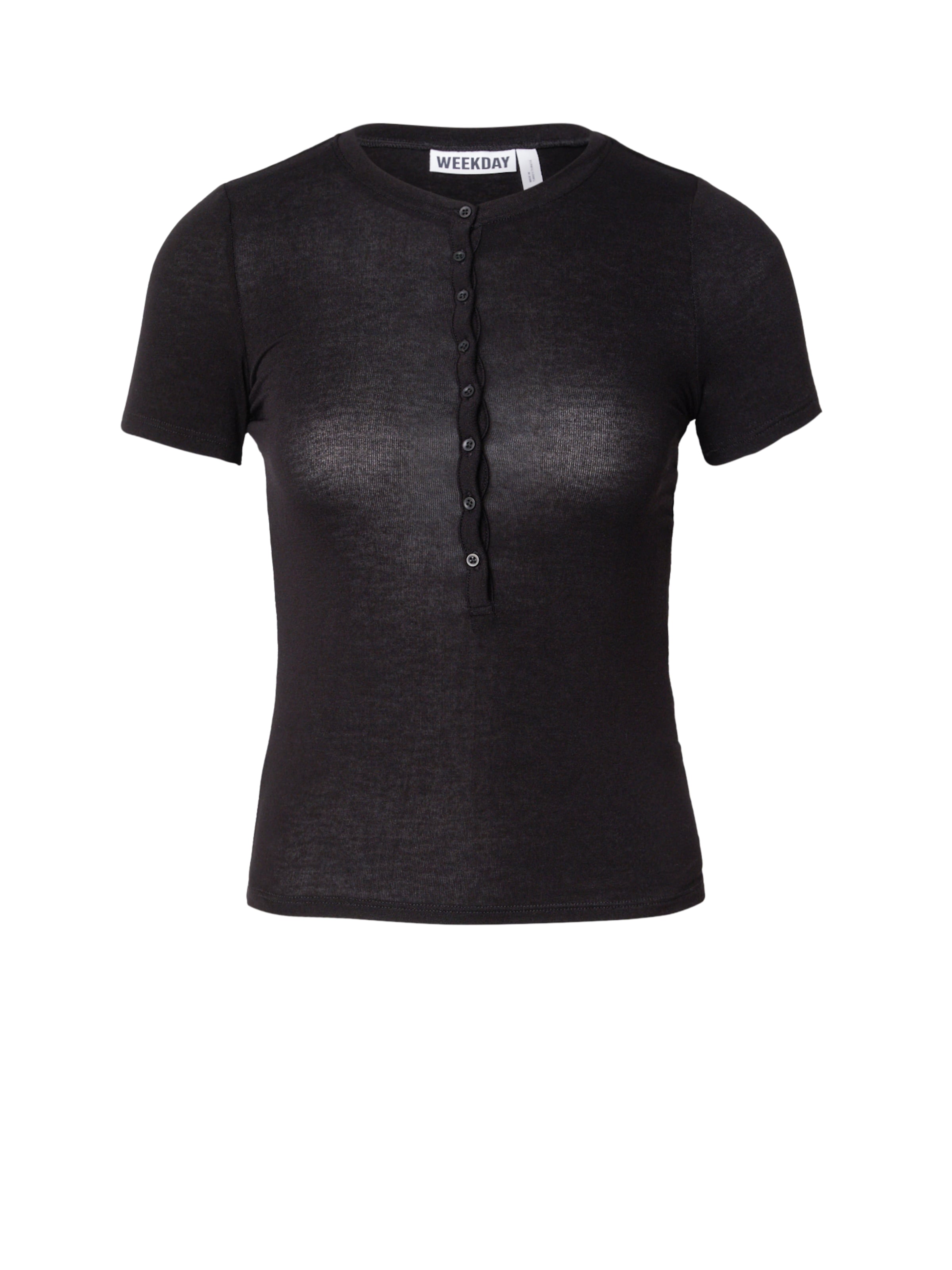 Tricou 'Henny' de la WEEKDAY pe negru: față