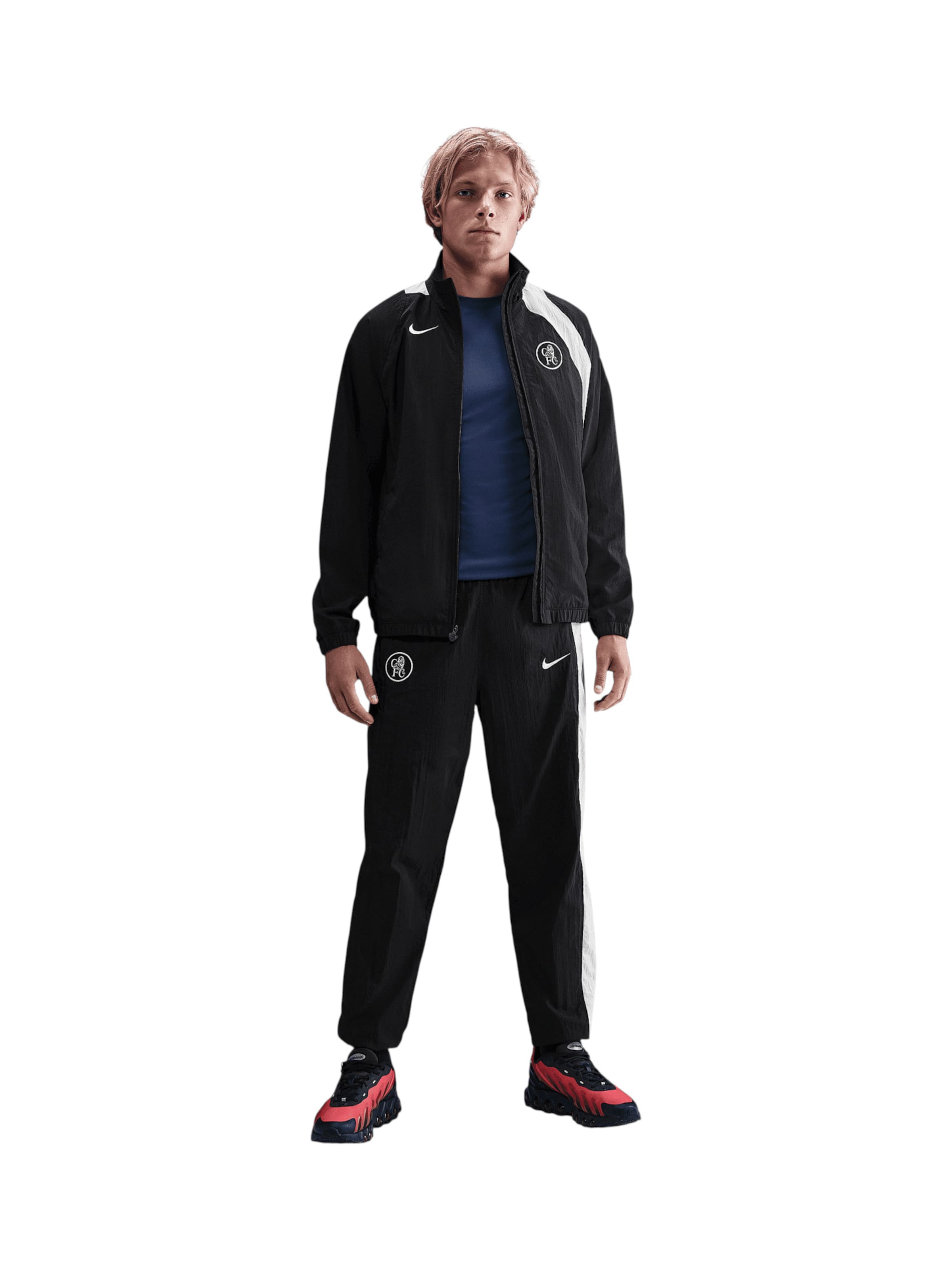 NIKE regular Sportsbukser 'FC Chelsea London T90' i sort: forside