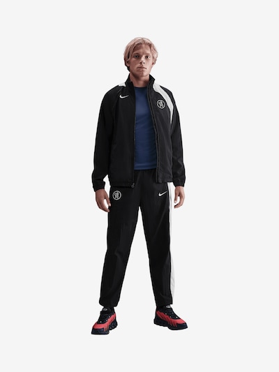 NIKE Workout Pants 'FC Chelsea London T90' in Black / White, Item view