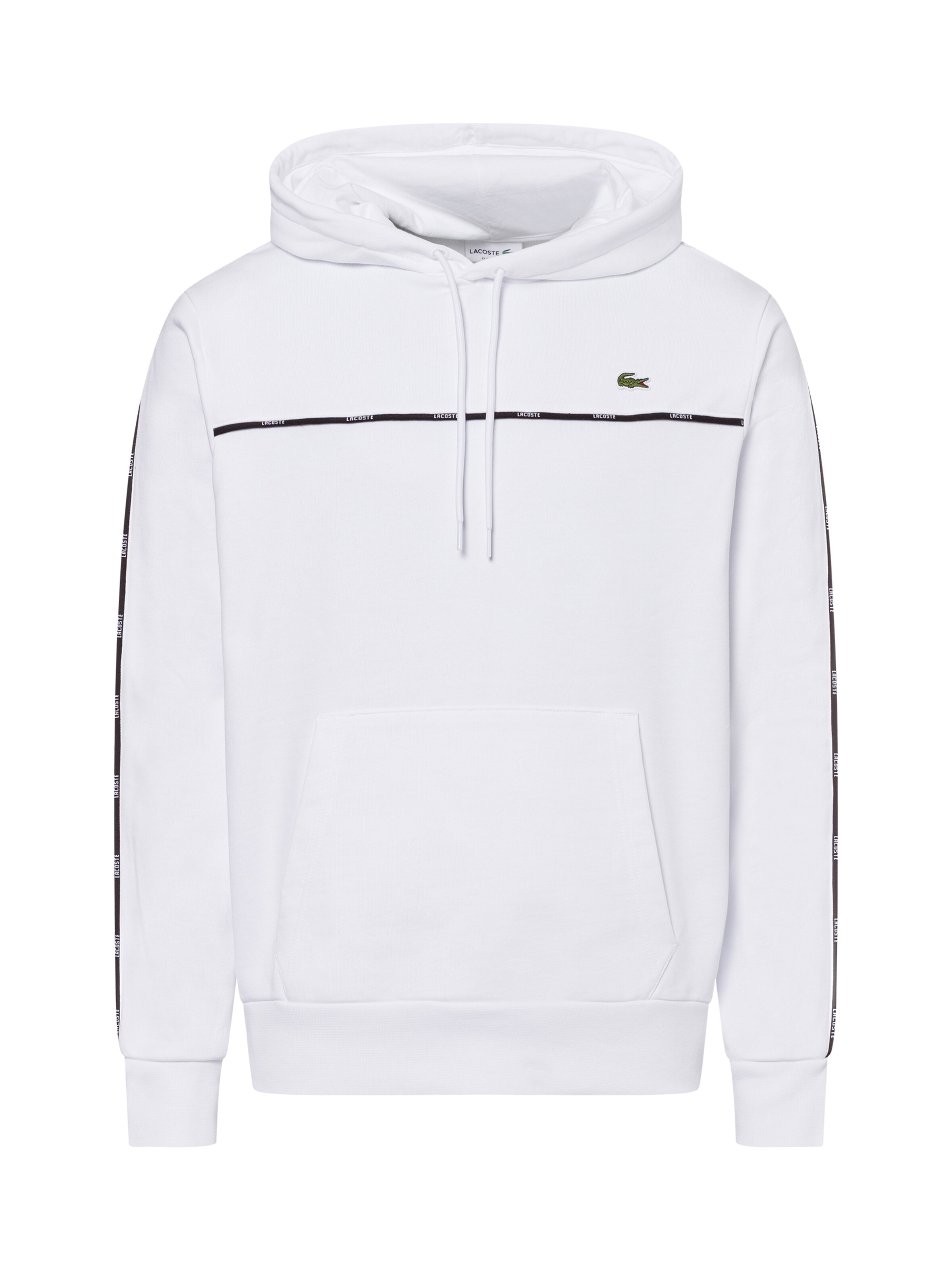 LACOSTE Sweatshirt in Weiß: Vorderseite