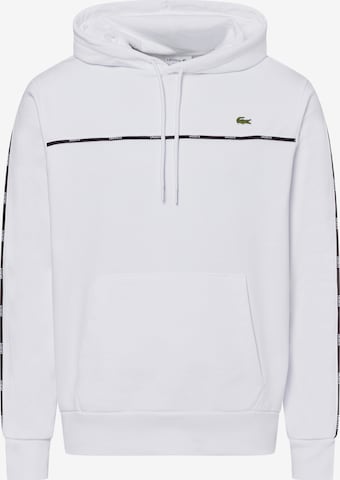 LACOSTE Sweatshirt in Weiß: Vorderseite