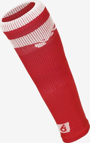 OUTFITTER Soccer Socks 'OCEAN FABRICS TAHI' in Red: front