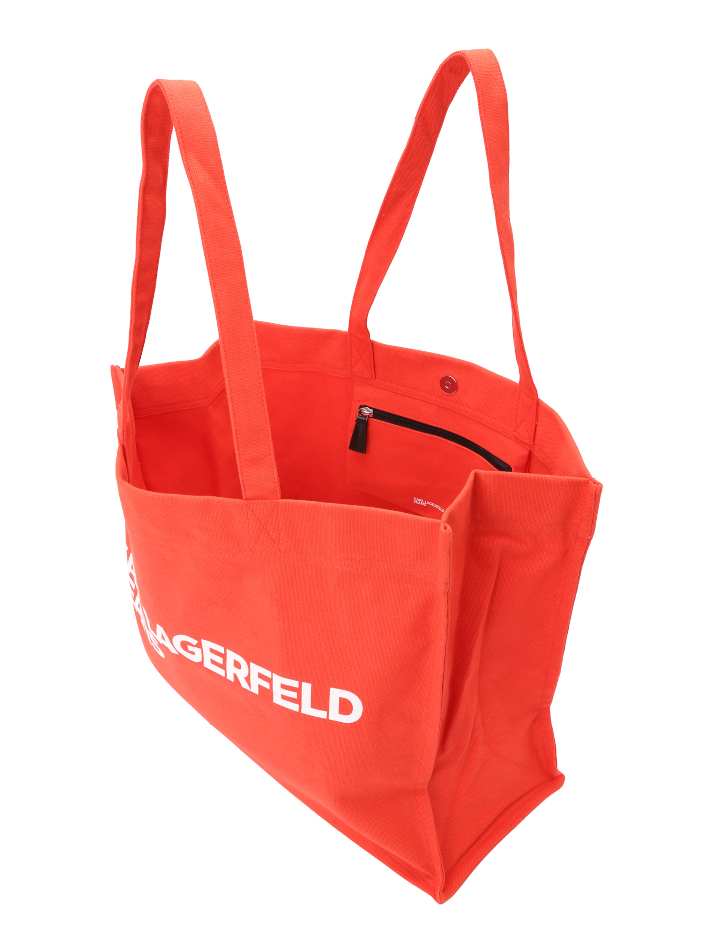 KARL LAGERFELD JEANS Ostoskassi värissä punainen: yläosa