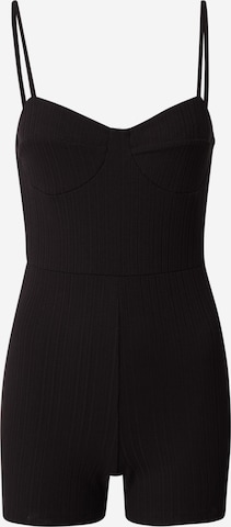 Monki Jumpsuit in Zwart: voorkant